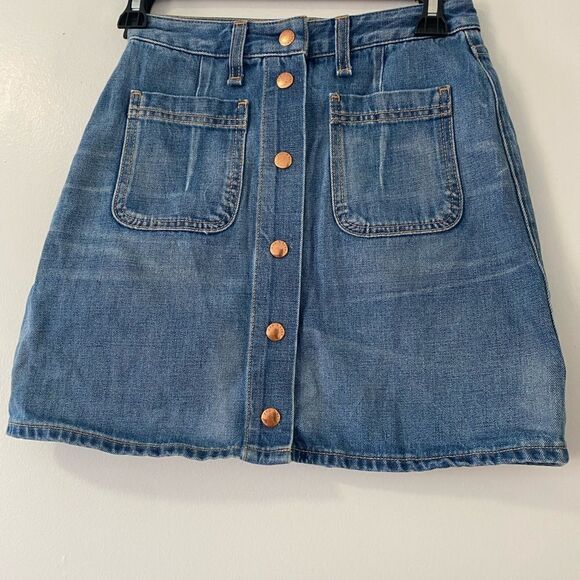 Rag & bone Santa Cruz Mini Skirt denim - Picture 5 of 10